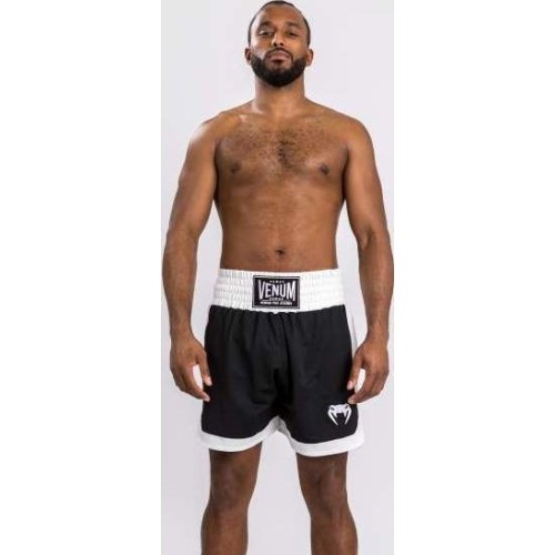 Venum Classic Boxing Shorts - Black/White