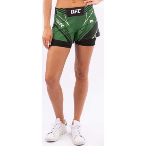 UFC Venum Authentic Fight Night Women's Shorts - Short Fit - Green