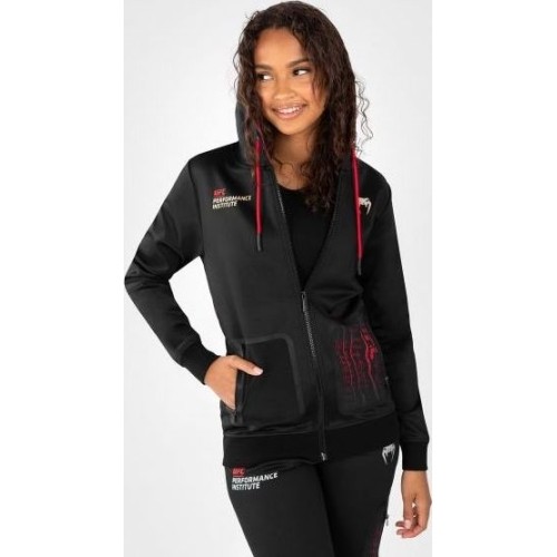 UFC Venum Performance Institute 2.0 Women's Zip Hoodie - Black/Red