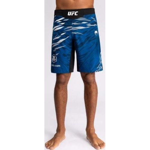 Męskie spodenki do walki UFC Fusion by Venum Authentic Fight Night - Long Fit - Niebieskie