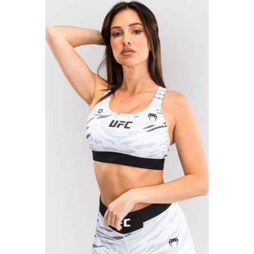 UFC Fusion by Venum Authentic Fight Night Women’s Sports Bra - White