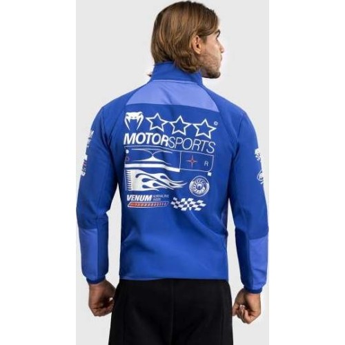 Kurtka softshell Venum Motorsport - błękit królewski