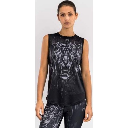 Tank Top damski Venum Tiger - czarny/srebrny