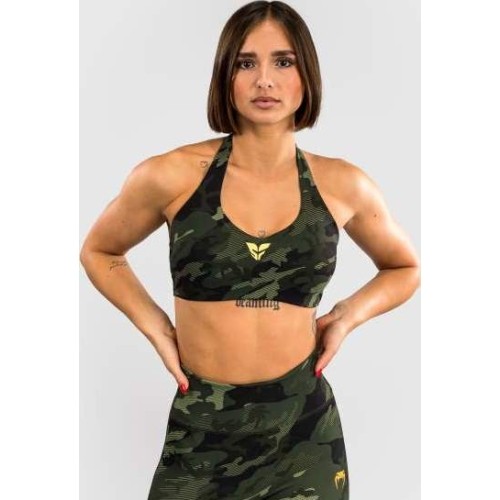 Damski biustonosz sportowy Venum x Sophia Rose - Forest Camo