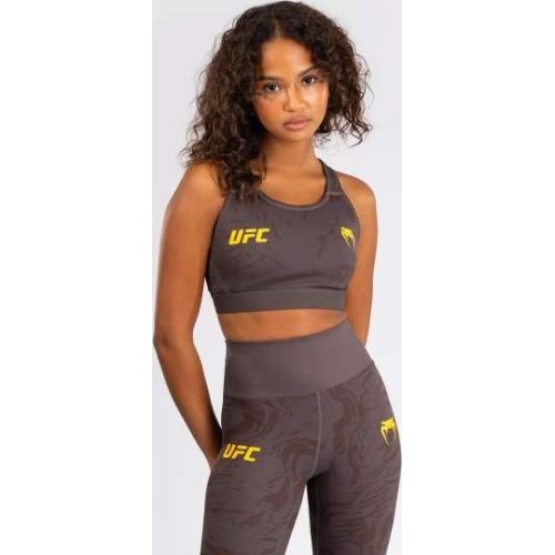 UFC Fusion by Venum Fight Week Women’s Sports Bra - Earthen Brown