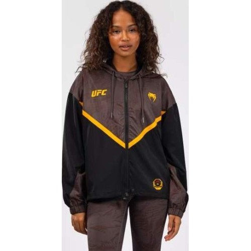 UFC Fusion by Venum Fight Week Women’s Zip Hoodie - Earthen Brown