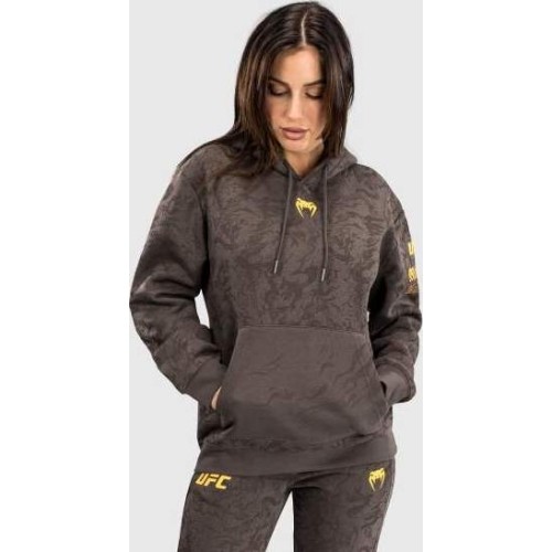 UFC Fusion by Venum Fight Week Women’s Pullover Hoodie - Earthen Brown