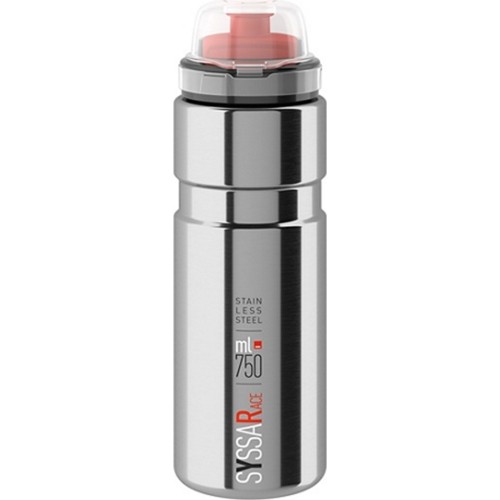 Elite Bottle Syssa Race Silver Glossy 750ml