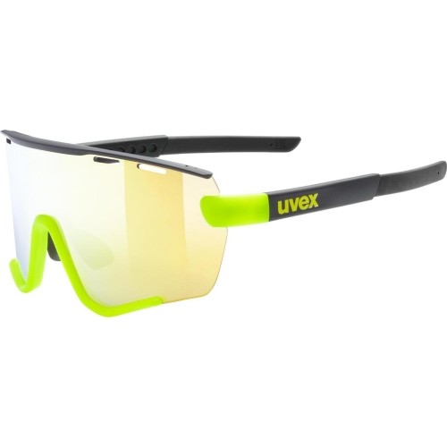 Akiniai Uvex Sportstyle 236 Set black lime mat / mirror yellow