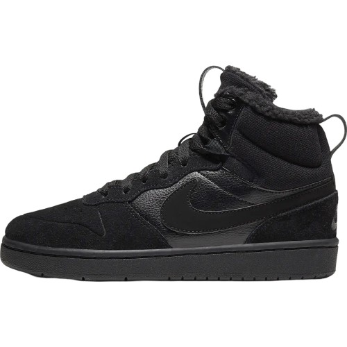 Nike Avalynė Paaugliams Court Borough Mid 2 Boot Bg Black CQ4023 001