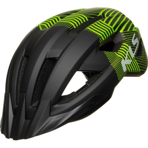 Helmet KLS Daze L/XL 58-61cm (black/green)