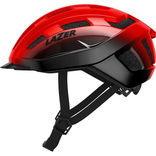 Kask Lazer Codax, Uni 54-61 cm, (czerwony/czarny)