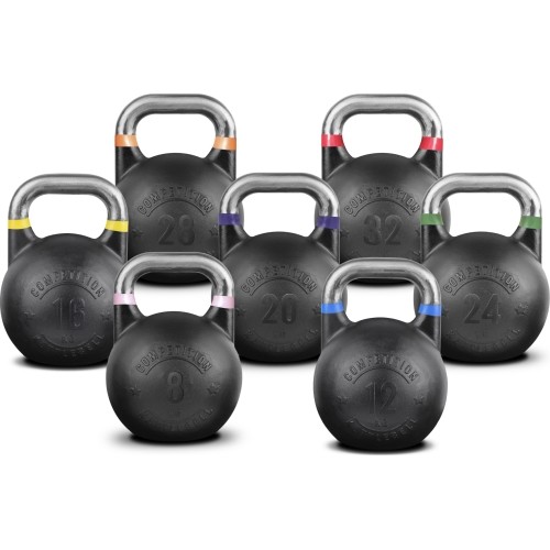 Pivot Fitness Competition Steel Kettlebell Kompletny zestaw Combi