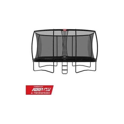 Trampoline BERG Ultim Elite Regular 500 Black + Safety Net DLX XL