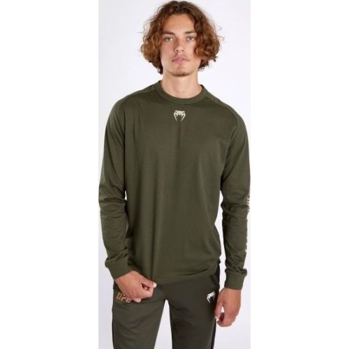 UFC Adrenaline by Venum Fight Week Men’s Long-sleeve T-shirt - Khaki