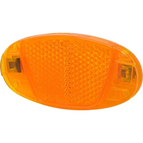 Spokes Reflector FORCE, Yellow, 80x40mm