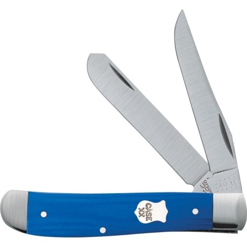 Pocket Knife Case SS Mini Trapper, Blue