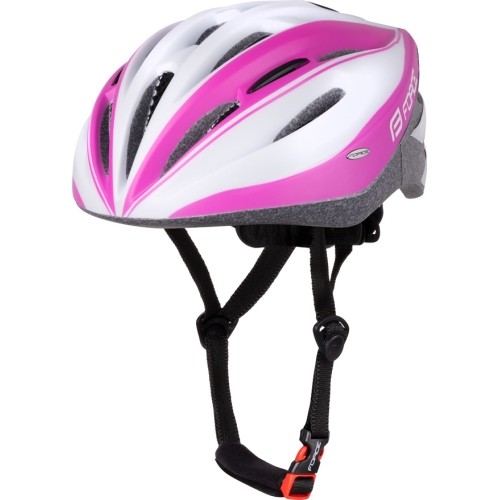 Helmet FORCE TERY, S-M, 54-58cm (white/pink)