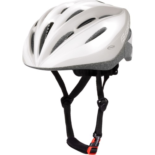 Helmet FORCE TERY, S-M, 54-58cm (white/grey)