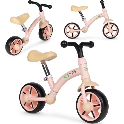 Children's cross-country bicycle EVA wheels saddle adjustment pink ECOTOYS