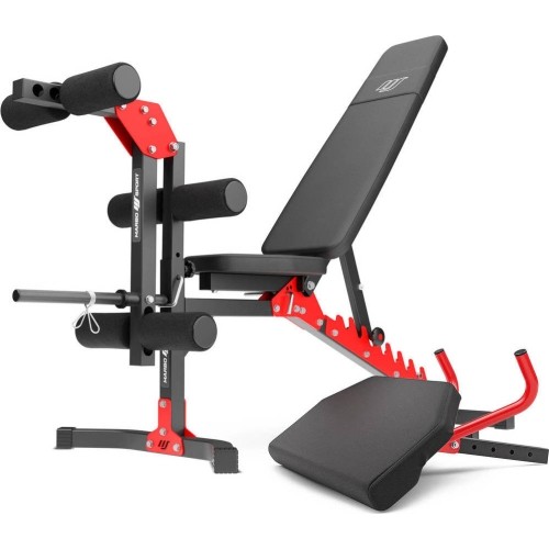 Set MH1 | adjustable bench + leg press + prayer bar (slide-in) - Marbo Sport