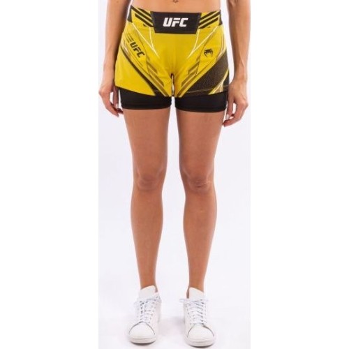 UFC Venum Authentic Fight Night Women's Shorts - Short Fit - Yellow