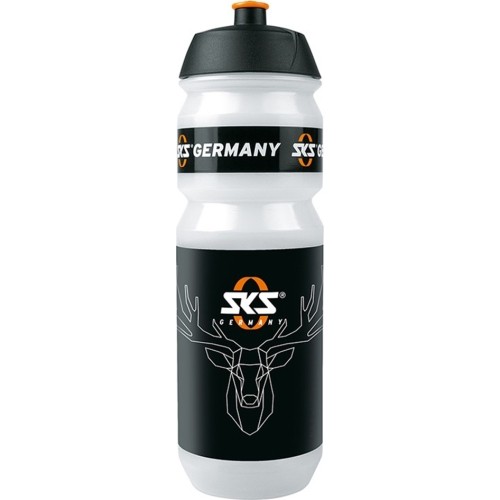 Water Bottle SKS, Black/White, 0.75l