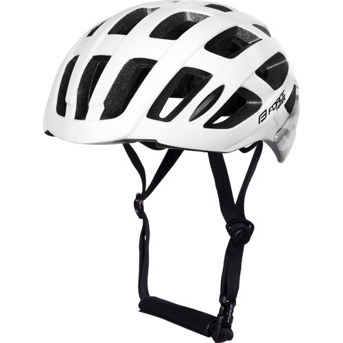 Kask FORCE HAWK // rozmiar S-M (56-59 cm) (biały/czarny)