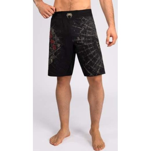 Venum Santa Muerte 5.0 Men’s Fight Shorts - Deep Black/Gold