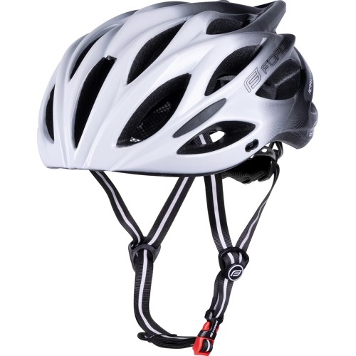 Kask FORCE BULL HUE // rozmiar S-M (55-58 cm) (biały/czarny)