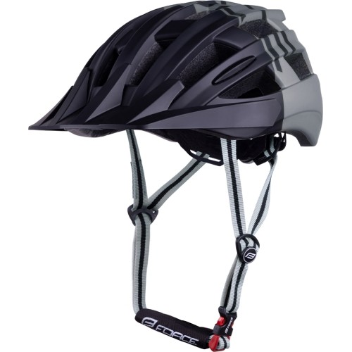 Helmet FORCE CORELLA MTB // size S-M (54-58 cm) (black/grey)