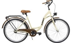 Dviratis AZIMUT Classic 26" 2023 kremowy