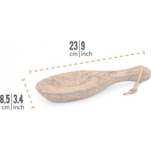 Flat wooden bowl 23cm Petromax