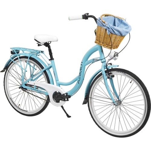 Dviratis AZIMUT Sarema ALU 26" 3-speed 2023 turquoise matt
