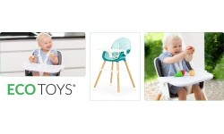 ECOTOYS 2-in-1 Feeding Chair