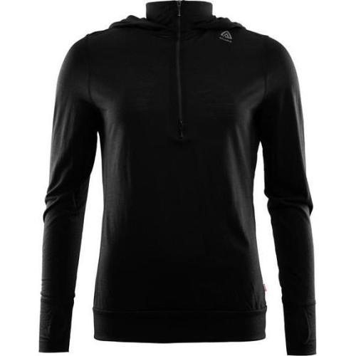 Woman Hoodie Aclima LW Jet Black, Size XS