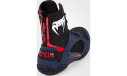 Buty bokserskie Venum Elite - granatowy/czarny/czerwony