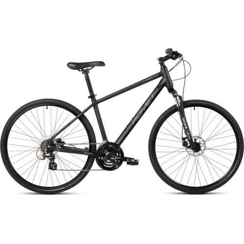 Dviratis Romet Orkan 2 M 2025 black-bright graphite-blue