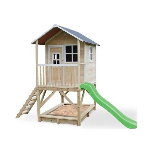 EXIT Loft 500 wooden playhouse - natural