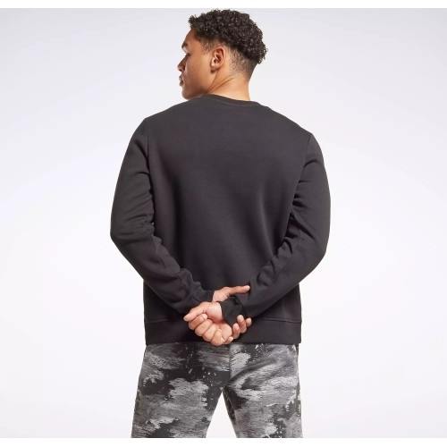 Reebok Džemperis Vyrams Ri Left Chest Logo Crew Black 100051166