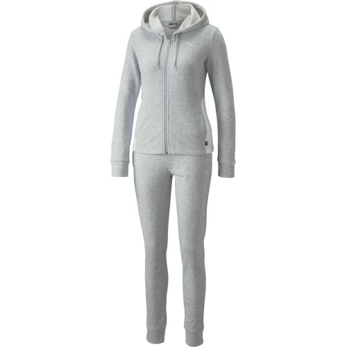 Puma Sportinis Kostiumas Moterims Classic Hooded Grey 847129 04