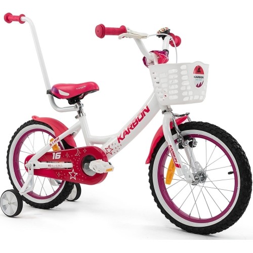 Dviratis Karbon Star ALU 16 biały