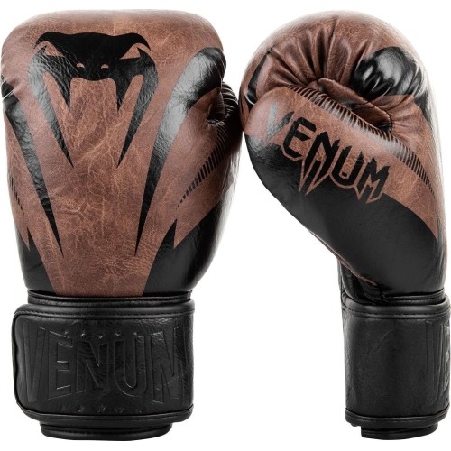 Boxing Gloves Venum Impact - Black/Brown