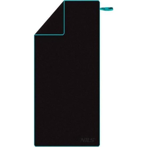 Microfibre Towel Nils Camp NCR13 Black, 200x90 cm