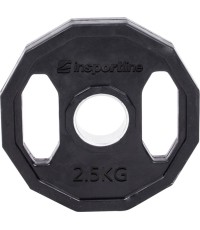Pokryty gumą olimpijski obciążnik inSPORTline Ruberton 2,5 kg 50 mm