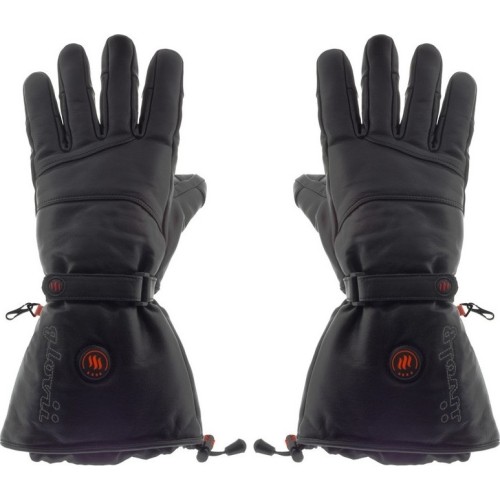 Heated Leather Ski and Moto Gloves Glovii GS5
