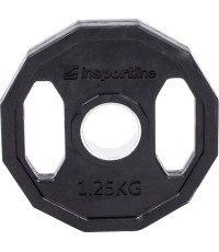 Gumowana waga olimpijska 50mm inSPORTline Ruberton 1,25kg.