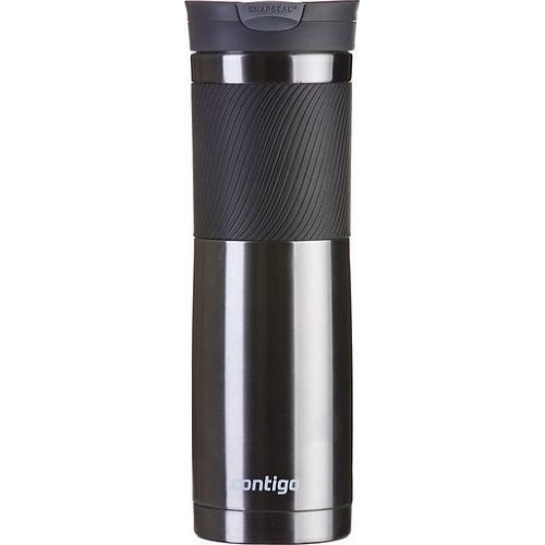 Travel thermo mug with vacuum insulation Contigo Byron Gunmetal 2095635