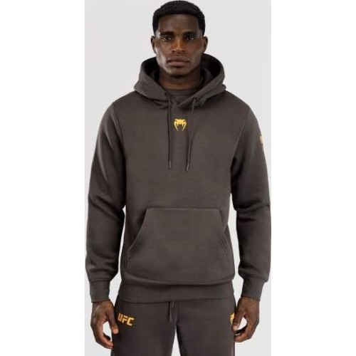 Męska bluza z kapturem UFC Fusion by Venum Fight Week - Solid Earthen Brown