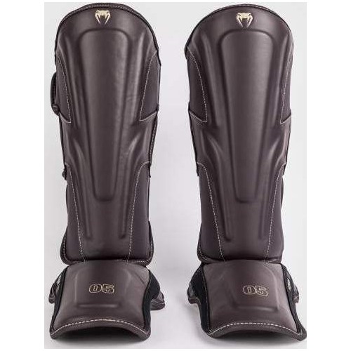 Venum Impact Evo Shin Guards - Chocolate